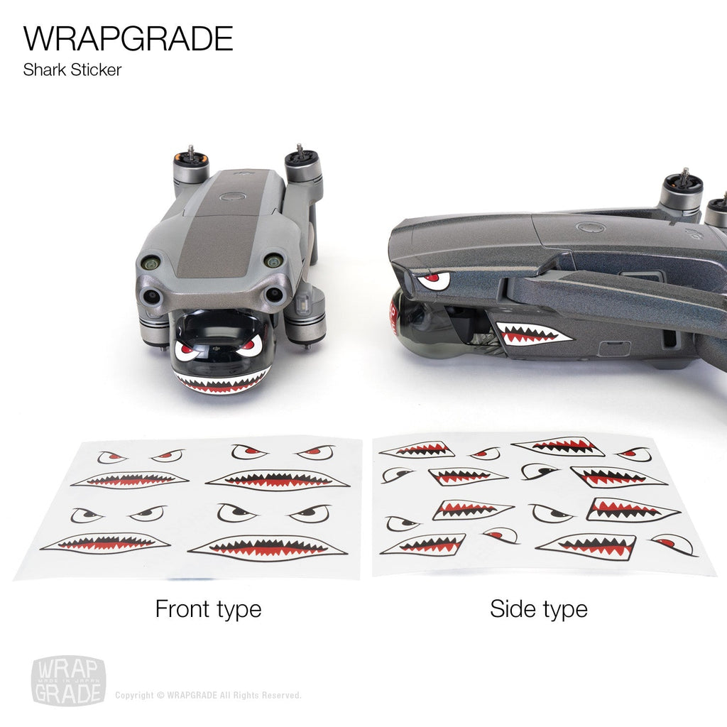 Custom parts Shark Sticker Set - Wrapgrade