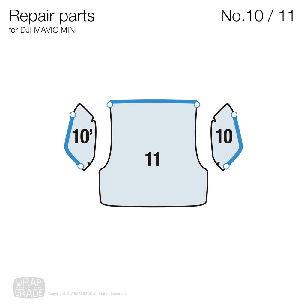 Repair parts for Mini & Mini 2 No. 10/11 - Wrapgrade
