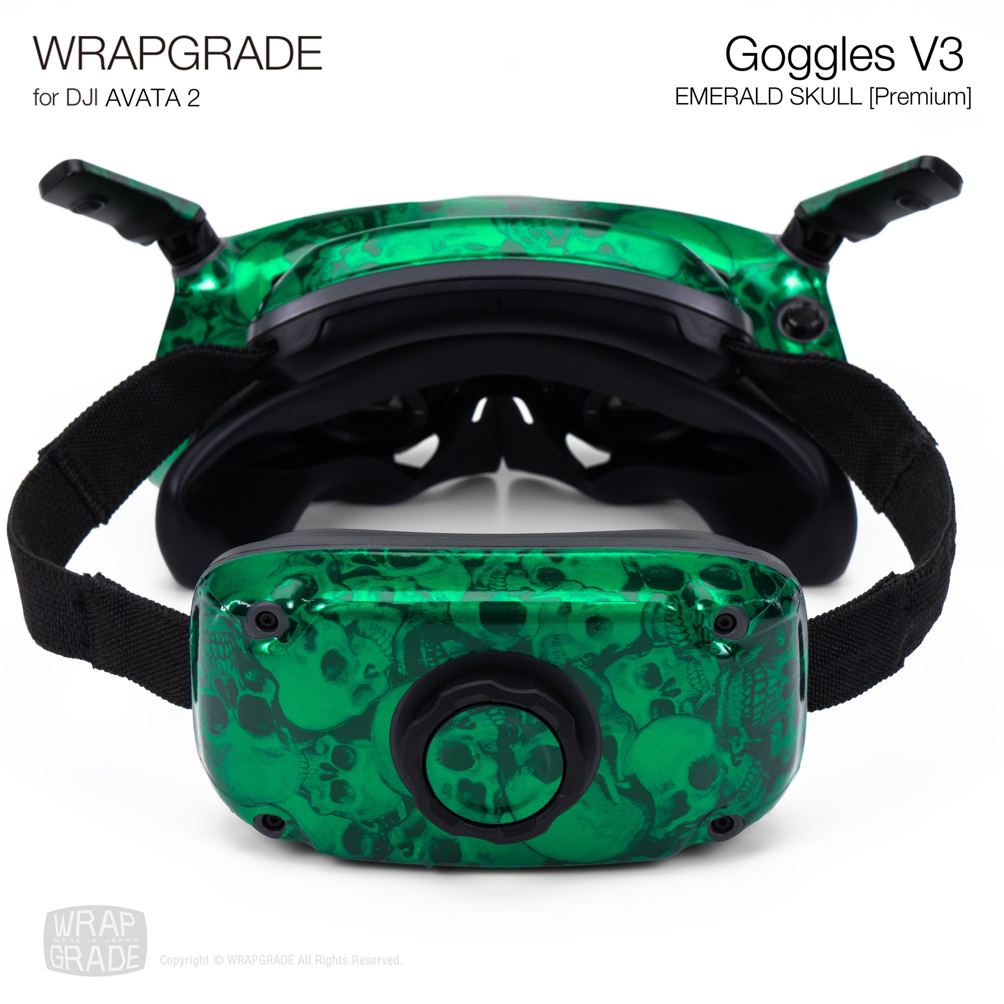 Wrapgrade for DJI Goggles 3用 スキンシール