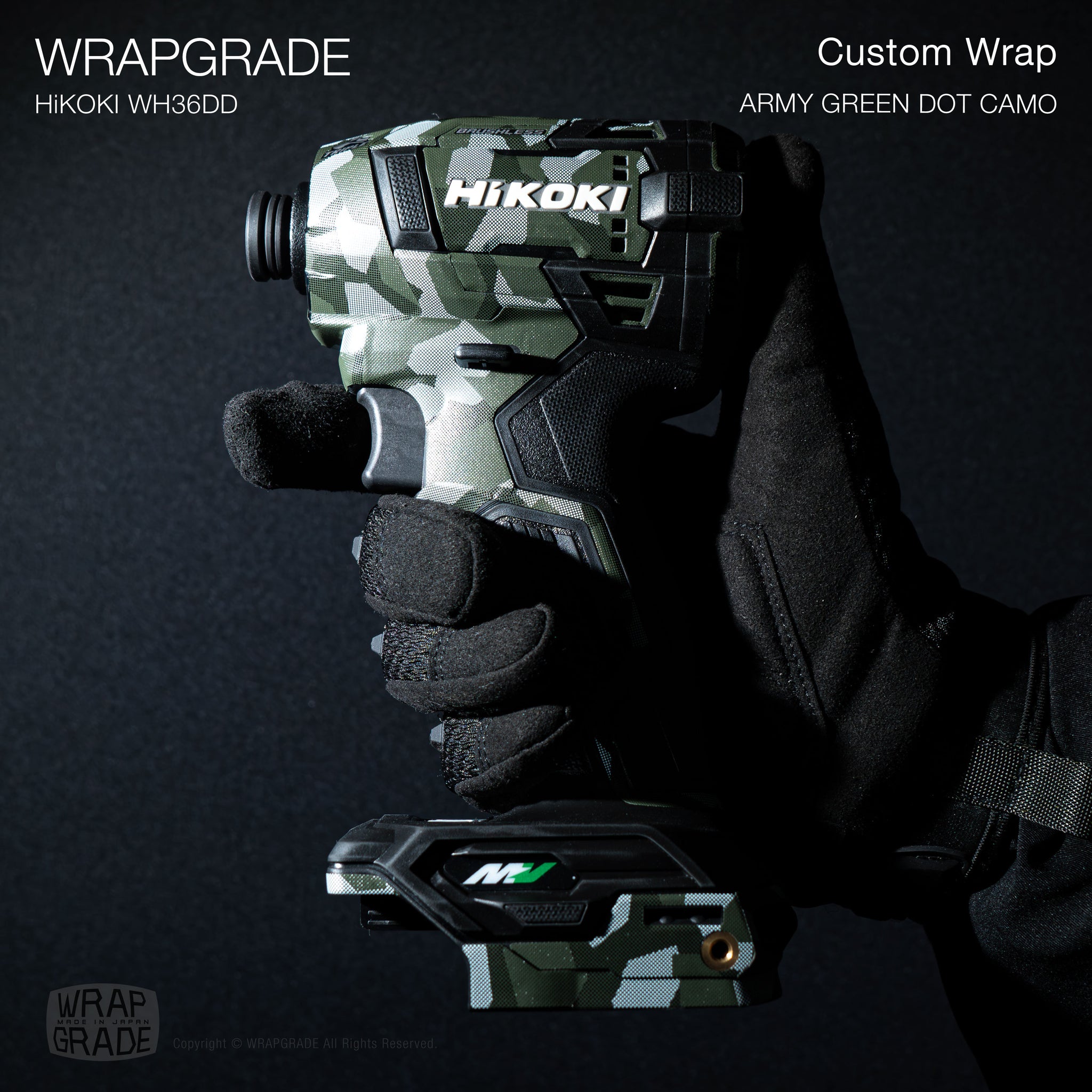 ラップグレード カスタムラップ ハイコーキ(HiKOKI) WH36DD用 – Wrapgrade