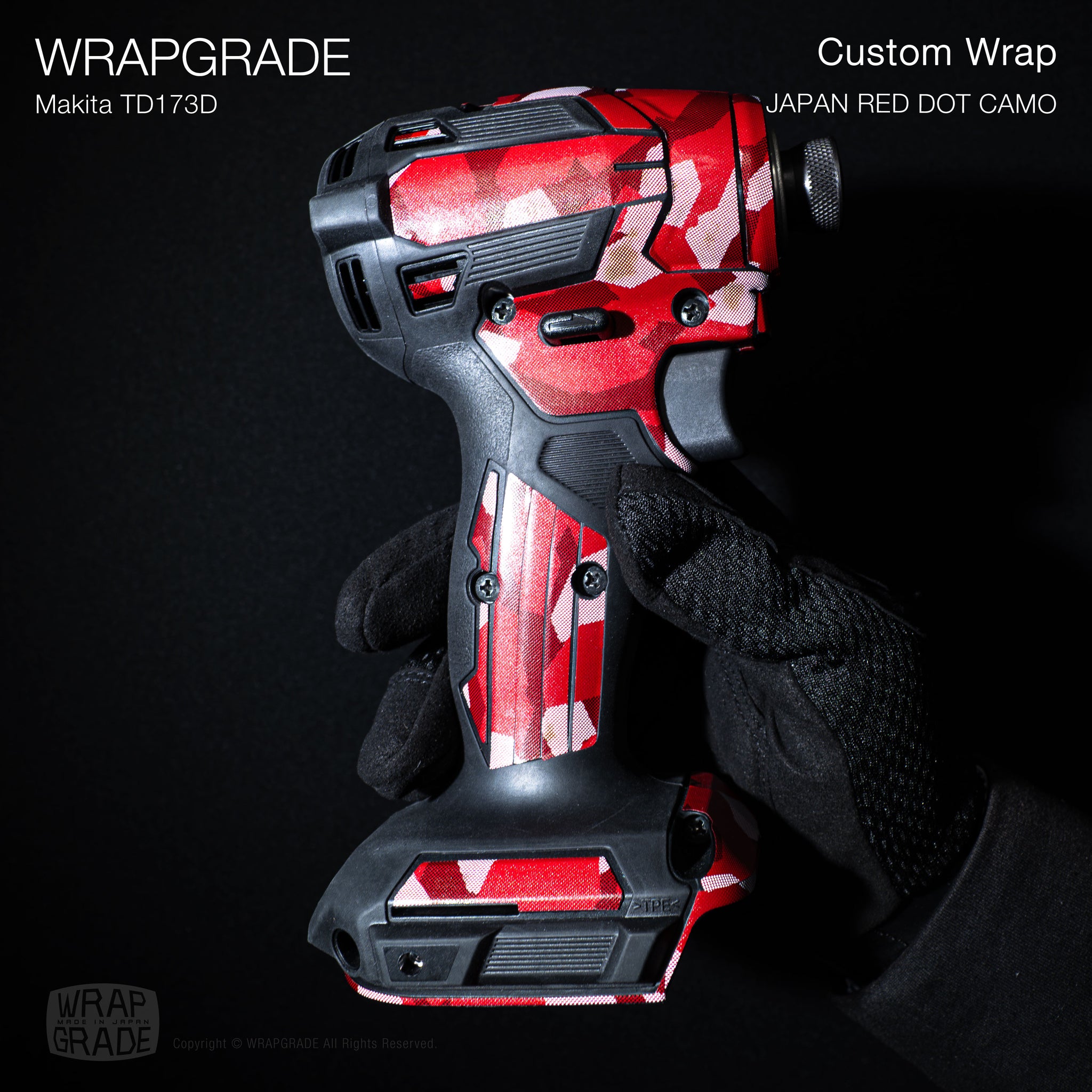 MakitaTD173D インパクトオリジナルラップ塗装カスタムペイント MakitaTD173D インパクトオリジナルラップ塗装カスタムペイント
