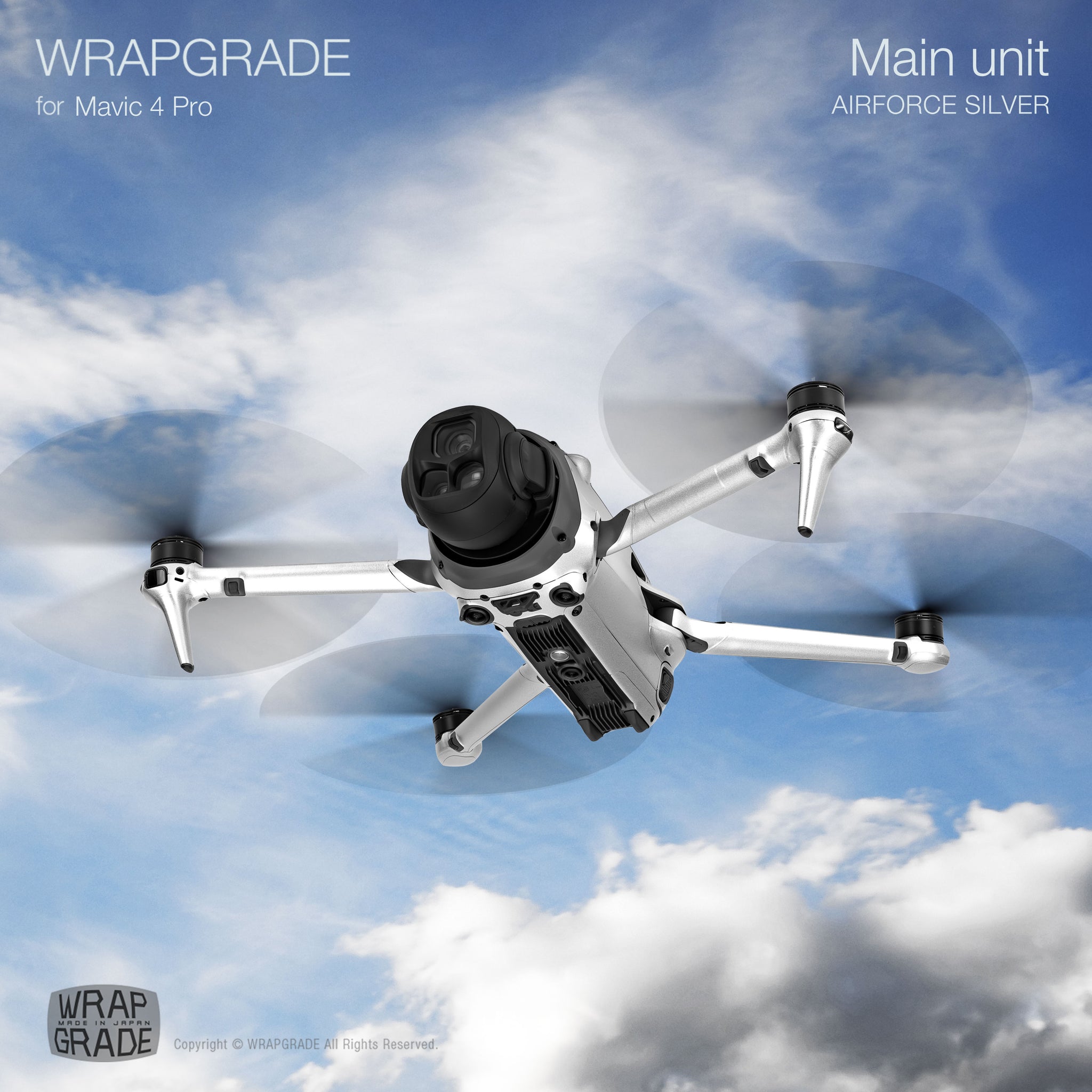 Wrapgrade Unité Principale Skin Compatible avec DJI Mavic 2 Neon Green Wrapgrade Unité Principale Skin Compatible avec DJI Mavic 2 Neon Green