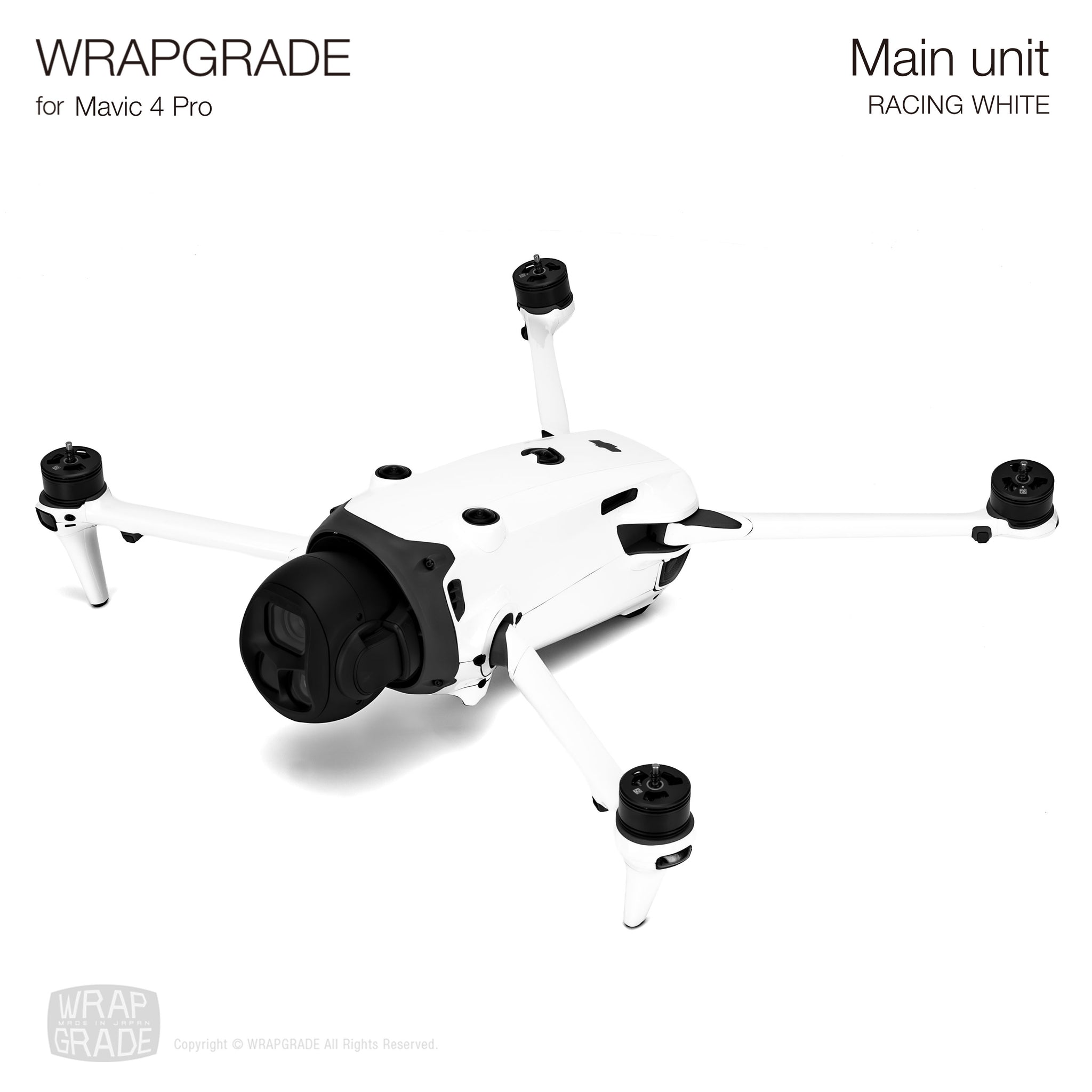 Wrapgrade Mavic 4 Pro 本体用 スキンシール