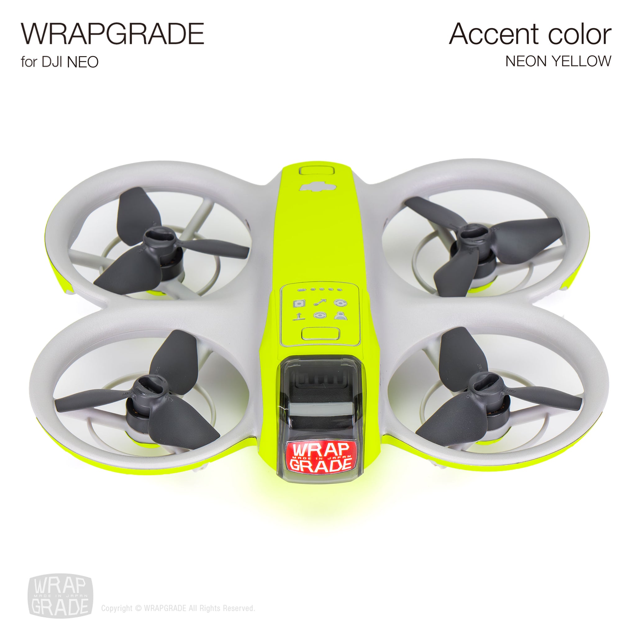 WRAPGRADE Skin Compatibile con DJI Mini 3 Pro (NEON WRAPGRADE Skin Compatibile con DJI Mini 3 Pro (NEON
