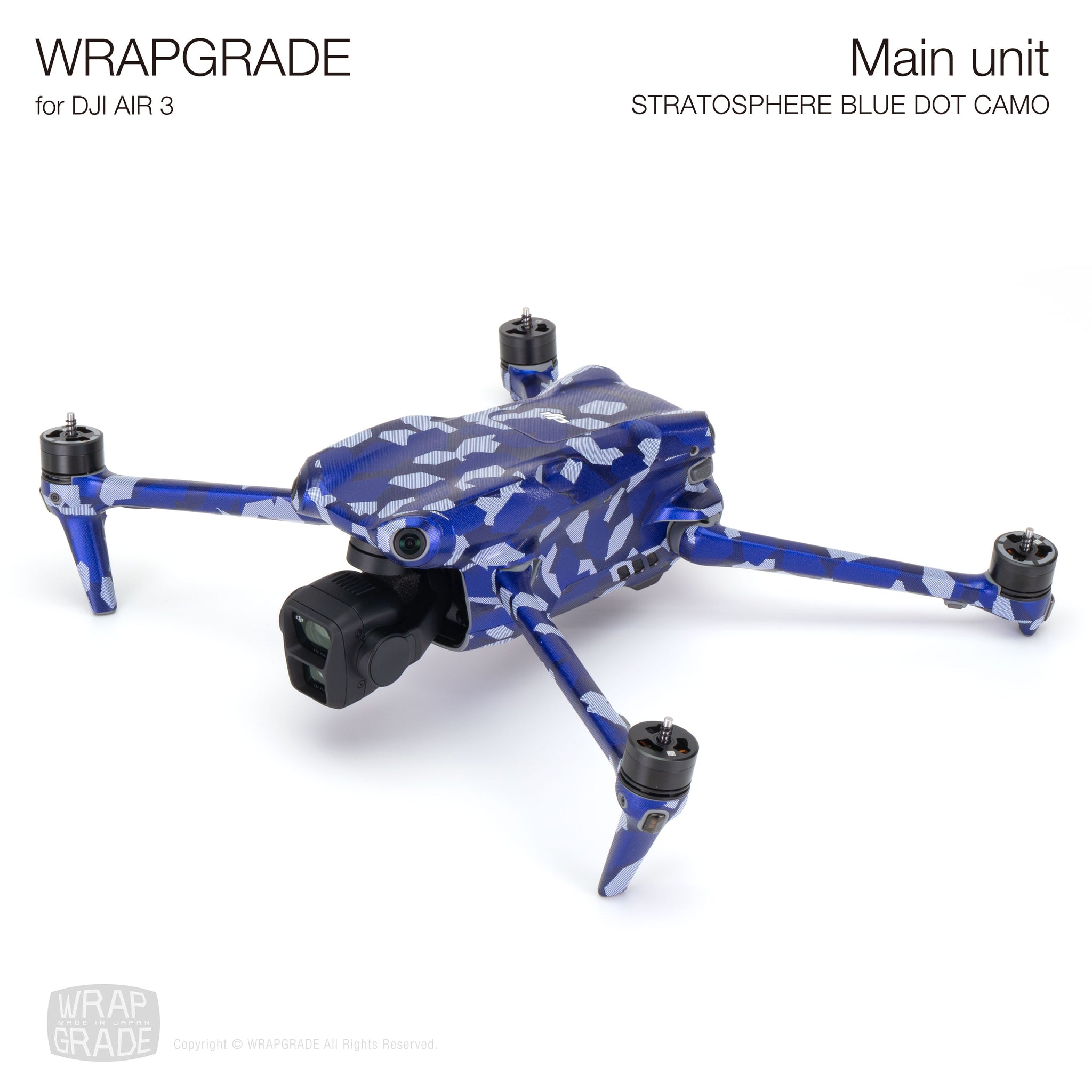 Wrapgrade for DJI Air 3 本体用 スキンシール