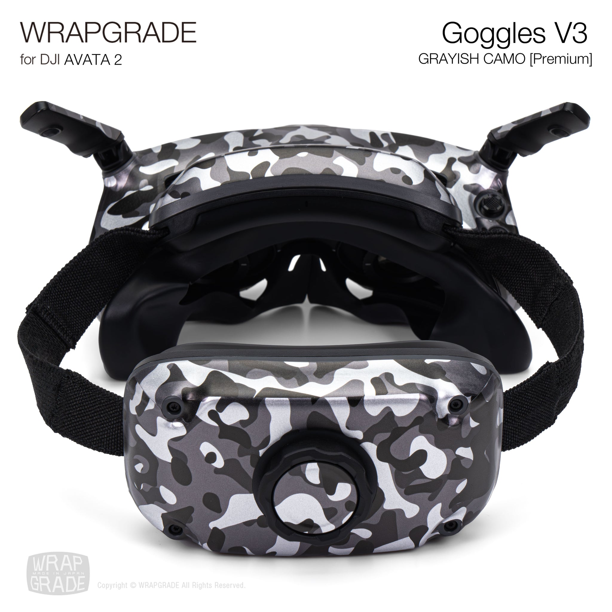 Wrapgrade for DJI Goggles 3用 スキンシール