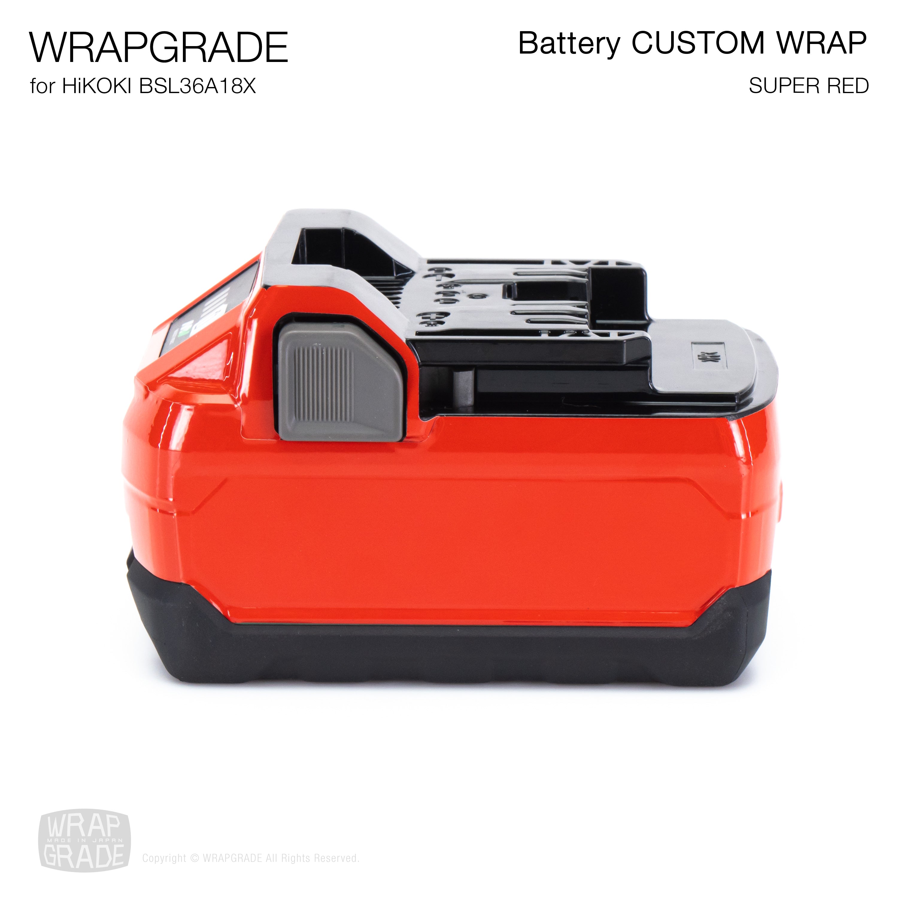 WRAPGRADE Battery Custom Wrap for HiKOKI / 36v BSL36A18X, BSL36A18BX