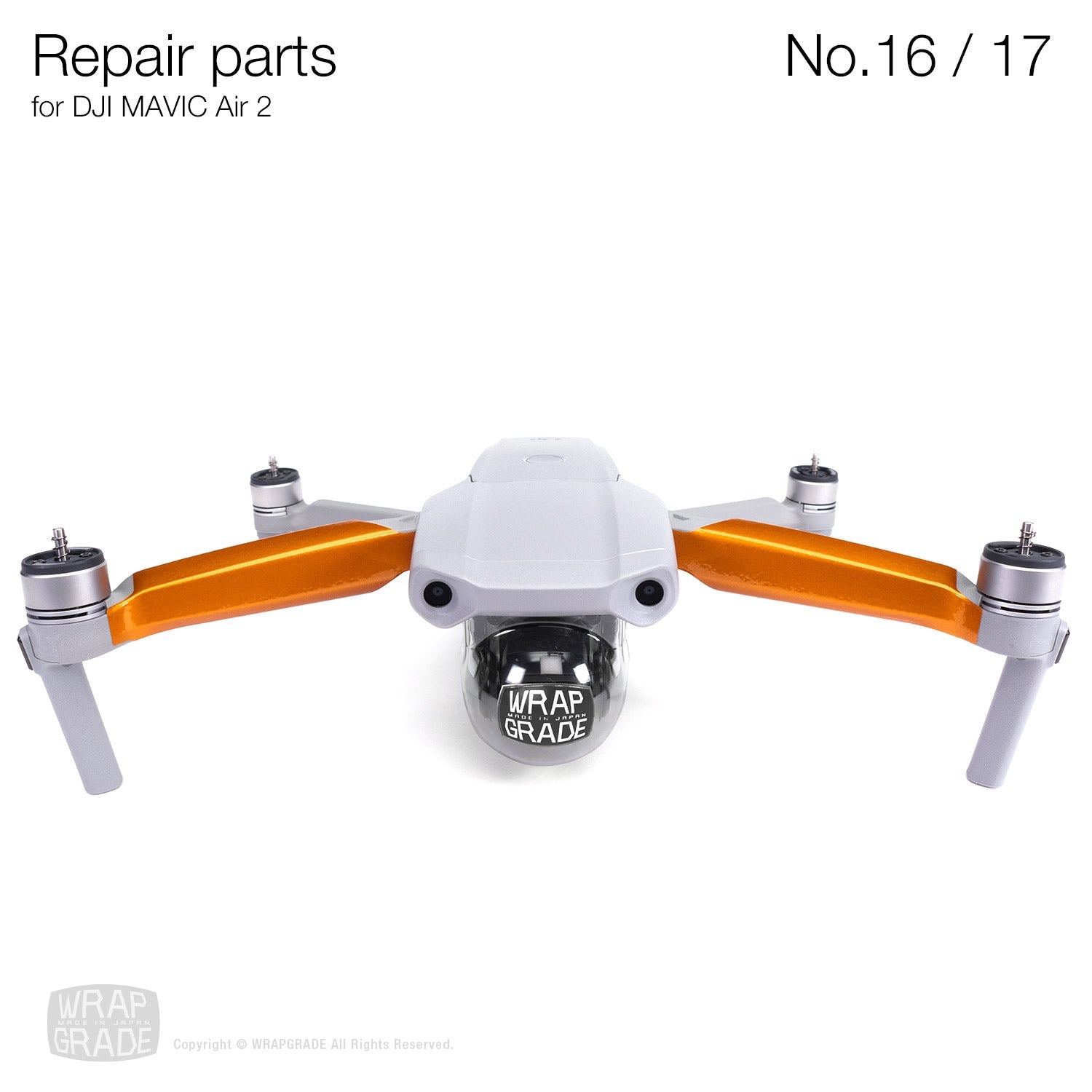 Mavic Air 2 & 2S用 リペアパーツ – Wrapgrade