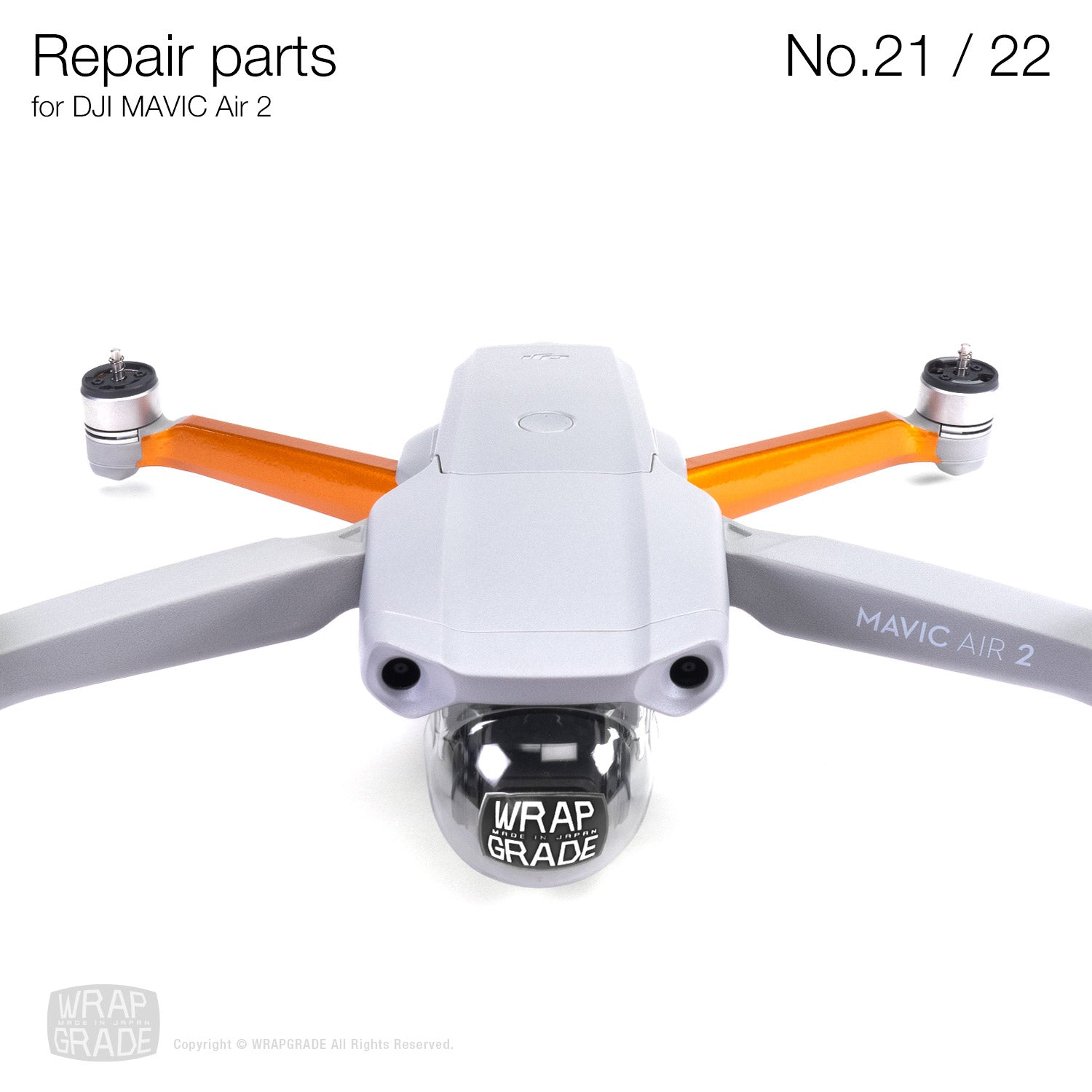 Mavic Air 2 & 2S用 リペアパーツ – Wrapgrade