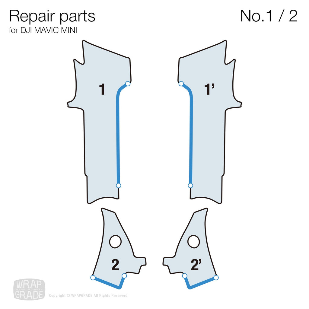Repair parts for Mini & Mini 2 No. 1/2 - Wrapgrade