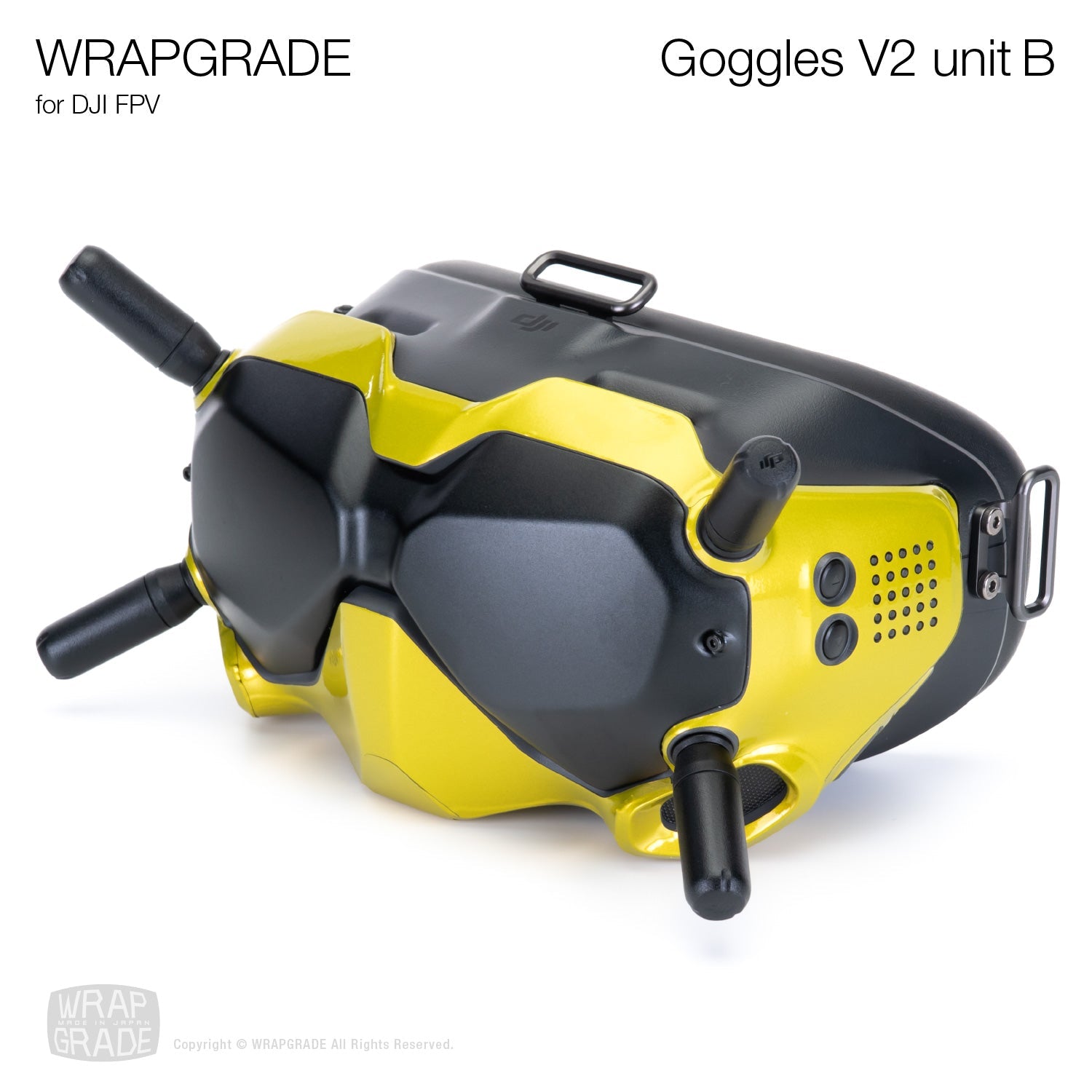 WRAPGRADE DJI FPV Goggles V2用 ステッカー Unit B