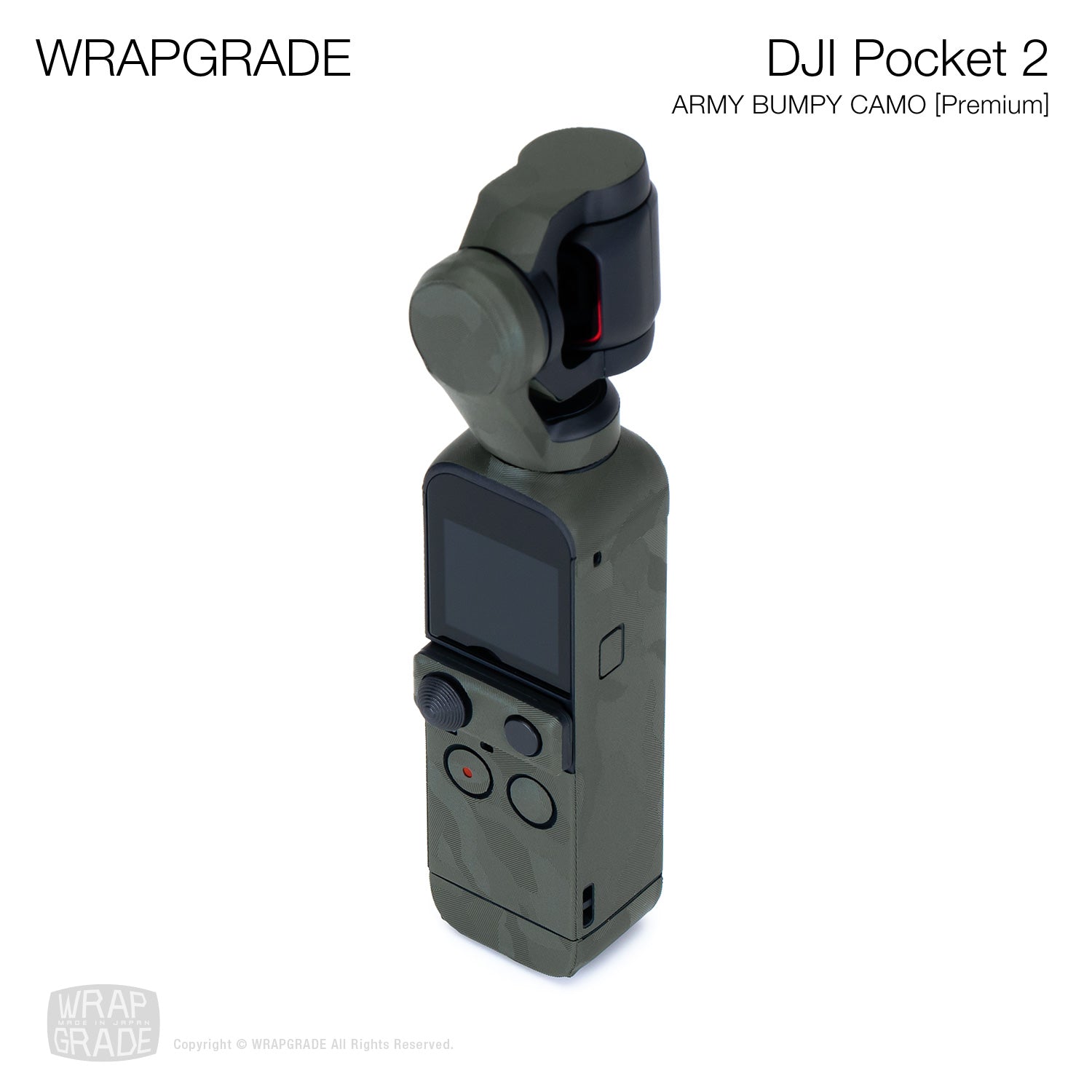 WRAPGRADE for DJI Pocket 2 スキンシール – Wrapgrade