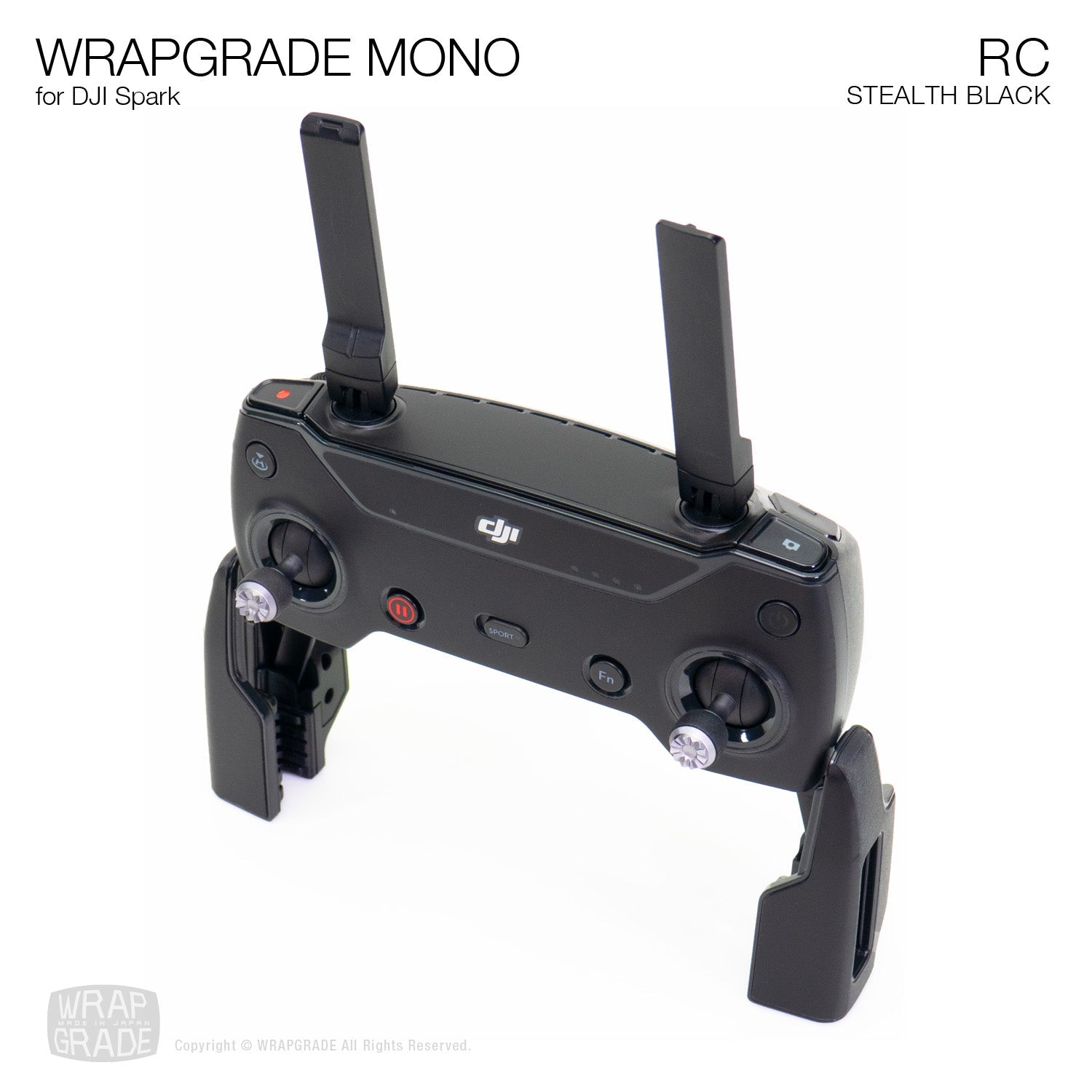 WRAPGRADE for DJI Spark 送信機用 スキンシール スーパーレッド
